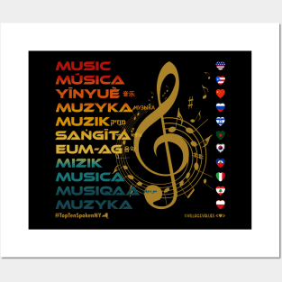 MUSIC: Say ¿Qué? Top Ten Spoken (New York) (Vintage) Posters and Art